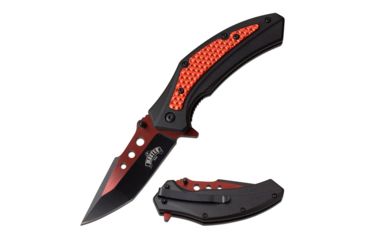 Image of Master USA MU-A077RD 3CR13 Steel Blade ABS Handle Folding Knife MU-A077RD
