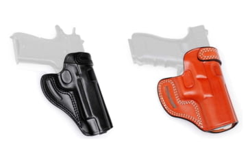 Image of Master's Holsters Open Top Cross Draw Holster, Black, Brown