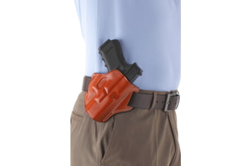 Image of Masters Holsters Pancake Holster, Right Hand, Brown, RUGER LC9 with Laser, 6030BRN