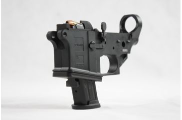 Image of Matador Arms Mag-X Magwell Adapter, AR-15 Mil-Spec Lowers, Glock G17/ G19, 9mm Luger, Anodized, Black, MAC138