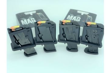 Image of Matador Arms Mag-X Magwell Adapter, AR-15 Mil-Spec Lowers, Glock G17/ G19, 9mm Luger, Anodized, Black, MAC138