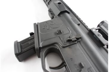 Image of Matador Arms Mag-X Magwell Adapter, AR-15 Mil-Spec Lowers, Glock G17/ G19, 9mm Luger, Anodized, Black, MAC138