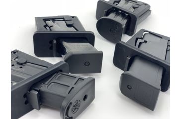 Image of Matador Arms Mag-X Magwell Adapter, AR-15 Mil-Spec Lowers, Glock G17/ G19, 9mm Luger, Anodized, Black, MAC138