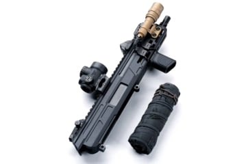 Image of Matador Arms MAT-9 AR-9 9mm 7.825in Roller Delayed Upper Reciever, 4150 Lightweight Nitrided Barrel, 1-10 Twist, 1/2x28 Threads, Black, MAT9-U-BLKOP