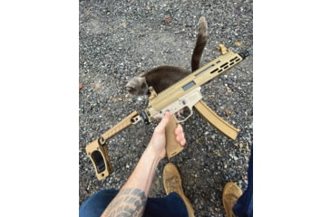 Image of Matador Arms MAT-9 AR-9 9mm 7.825in Roller Delayed Upper Reciever, 4150 Lightweight Nitrided Barrel, 1-10 Twist, 1/2x28 Threads, FDE, MAT9-U-FDEOP