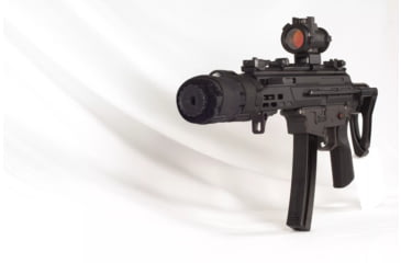 Image of Matador Arms MAT-9K AR-9 9mm 5in Roller Delayed Upper Reciever, 4150 Lightweight Nitrided Barrel, 1-10 Twist, 1/2x28 Threads, Black, MATK-U-BLKOP