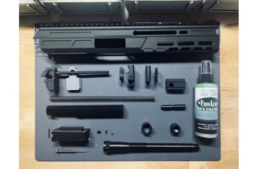 Image of Matador Arms MAT-9K AR-9 9mm 5in Roller Delayed Upper Reciever, 4150 Lightweight Nitrided Barrel, 1-10 Twist, 1/2x28 Threads, Black, MATK-U-BLKOP