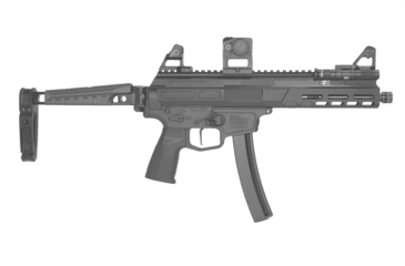 Image of Matador Arms MAT-9K AR-9 9mm 5in Roller Delayed Upper Reciever, 4150 Lightweight Nitrided Barrel, 1-10 Twist, 1/2x28 Threads, Black, MATK-U-BLKOP
