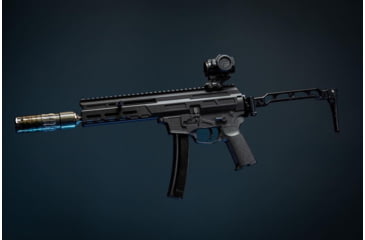 Image of Matador Arms Mat9 Upper Receiver, 9mm, 7.825 in, 1-10 Twist, 1/2x28 Threads, 4150 Lightweight Nitrided, Black, MAT9-U-BLK