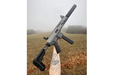 Image of EDEMO Matador Arms Mat9 Upper Receiver, 9mm, 7.825 in, 1-10 Twist, 1/2x28 Threads, 4150 Lightweight Nitrided, Gray, MAT9-U-GRY, EDEMO2