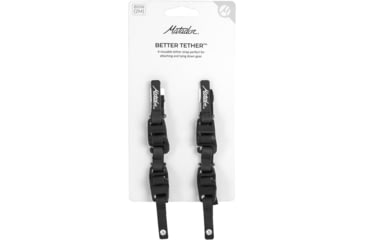 Image of Matador Better Tether Gear Straps, 2-Pack, Charcoal, MATTH2M2001G