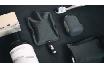 Image of Matador FlatPak Toiletry Bottle, Charcoal/Black, One Size, MATFPB1001B