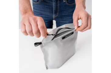 Image of Matador FlatPak Zipper Toiletry Case, Arctic White, MATFPZ001W