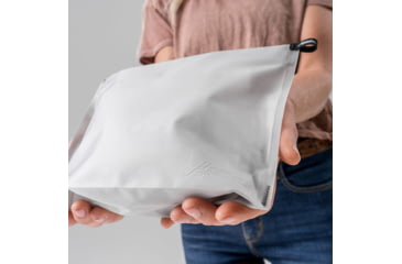 Image of Matador FlatPak Zipper Toiletry Case, Arctic White, MATFPZ001W