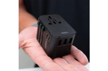 Image of Matador Global Travel Adapter, Black, 3x2x2, MATJY307001BK