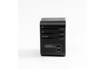 Image of Matador Global Travel Adapter, Black, 3x2x2, MATJY307001BK