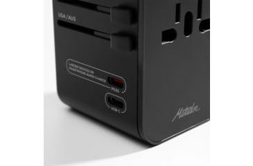 Image of Matador Global Travel Adapter, Black, 3x2x2, MATJY307001BK