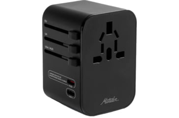 Image of Matador Global Travel Adapter, Black, 3x2x2, MATJY307001BK
