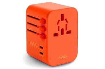 Image of Matador Global Travel Adapter, Orange, 3x2x2, MATJY307001O