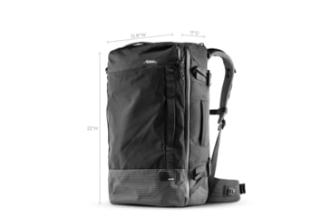 Image of Matador GlobeRider 45L Travel Backpack, Black, MATGR45001BK