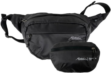 Image of Matador On-Grid Packable Hip Pack, Charcoal/Black, 2 liter, MATOGHP01BK