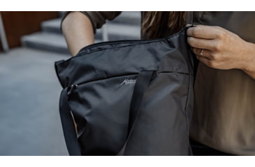 Image of Matador On-Grid Packable Tote, Charcoal/Black, 16 liter, MATOGT01BK