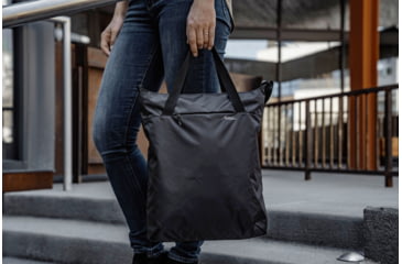 Image of Matador On-Grid Packable Tote, Charcoal/Black, 16 liter, MATOGT01BK