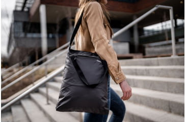 Image of Matador On-Grid Packable Tote, Charcoal/Black, 16 liter, MATOGT01BK