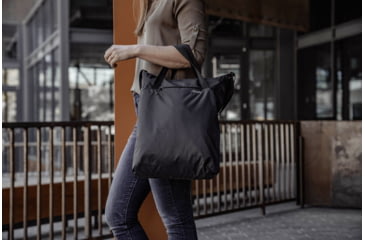 Image of Matador On-Grid Packable Tote, Charcoal/Black, 16 liter, MATOGT01BK
