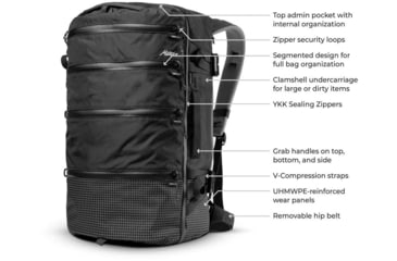 Image of Matador SEG28 Backpack, Black, One Size, MATSEG28001BK