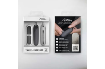 Image of Matador Travel Earplugs Kit, Black/White, MATEP2001BW