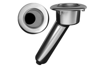 Image of Mate Series Elite Screwless Stainless Steel 30 Rod &amp; Cup Holder - Drain - Round Top 72507