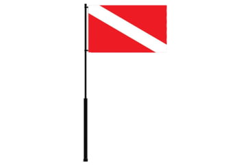 Image of Mate Series Flag Pole - 72in w/Dive Flag, FP72DIVE
