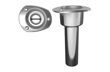 Image of Mate Series Stainless Steel 0 Rod &amp; Cup Holder - Open - Oval Top 72515
