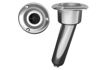 Image of Mate Series Stainless Steel 15 Rod &amp; Cup Holder - Drain - Round Top 72502