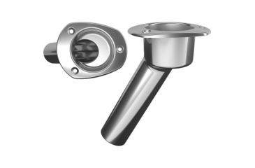 Image of Mate Series Stainless Steel 30 Rod &amp; Cup Holder - Open - Oval Top 72513