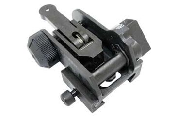 Image of Matech Top Mounted Deployable Rear Sight, Black, MATBUIS