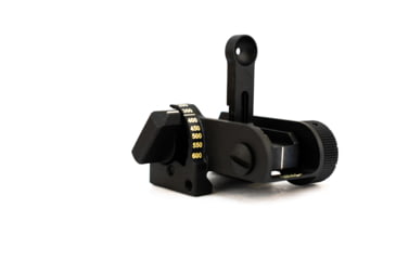 Image of Matech Top Mounted Deployable Rear Sight, Black, MATBUIS
