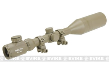 Image of Matrix 3-9x50mm Illuminated Reticle Sniper Scope, Tan, 3-9X50E Tan