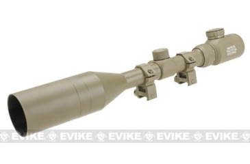 Image of Matrix 3-9x50mm Illuminated Reticle Sniper Scope, Tan, 3-9X50E Tan