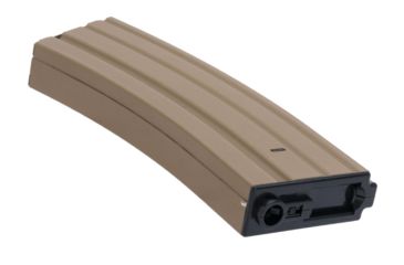 Image of Matrix 450 rd CYMA Delta Metal Airsoft AEG Rifles Magazine, M4/M16/MK16/L85 Series, Hi-Cap, Tan, Small, 50122 / M001 TN