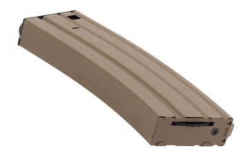 Image of Matrix 450 rd CYMA Delta Metal Airsoft AEG Rifles Magazine, M4/M16/MK16/L85 Series, Hi-Cap, Tan, Small, 50122 / M001 TN