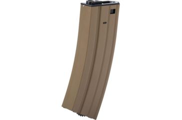 Image of Matrix 450 rd CYMA Delta Metal Airsoft AEG Rifles Magazine, M4/M16/MK16/L85 Series, Hi-Cap, Tan, Small, 50122 / M001 TN