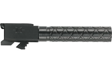 Image of Matrix Arms Glock 19/MX19 Barrel Flush Cut Barrel w/Diamond Fluting,1-16 RH Twist, Black-DLC Coating, Black, Compact, B19G3FDB