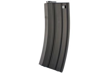 Image of Matrix CYMA Delta Metal Airsoft Magazines, M4 / M16 / MK16 / L85 Series Airsoft AEG Rifles, 450rd Hi-Cap, Black, Small, 50121