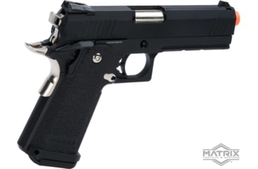 Image of Matrix Hi-Capa Gas Blowback Airsoft Pistol, 4.3in, Black, ASP1300001