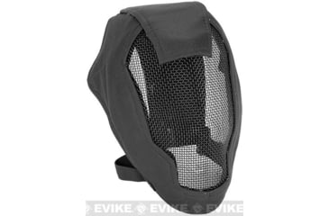 Image of Matrix Iron Face Carbon Steel Striker Gen4 Metal Mesh Full Face Mask, Black, MA-12-BK