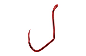 Image of Matzuo Octopus Sickle Hook 2/0, Red Chrome, 25 per Pack, 141062-2/0