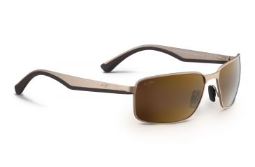 Image of Maui Jim Backswing Sunglasses, HCL Bronze, Satin Gold H709-16A