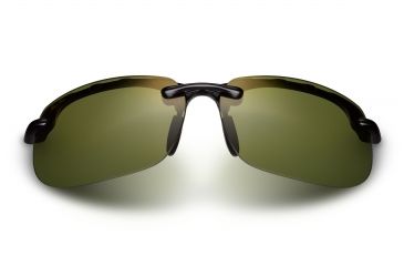 Image of Maui Jim Banyans Sunglasses w/ Gloss Black Frame and Maui HT Lenses - HT412-02